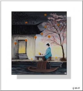 Peinture de isabelle sallet : KANPAI