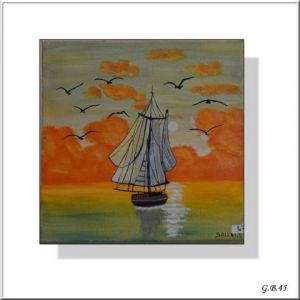 Peinture de isabelle sallet : LA PECHE