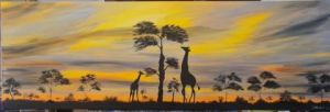 Peinture de isabelle sallet : AFRIQUE