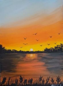 Peinture de isabelle sallet : PAISIBLE