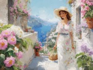 Art_numerique de Françoise DELEGLISE: Amalfi