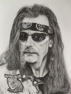 Dessin de Jean Kirsch: Portrait de M. Frédéric Broutin 