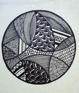 Peinture de ANTOINE MELLADO: mandala 10.