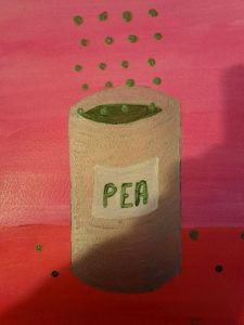 Peinture de fersee: Les petits pois Français...by Fersé. 