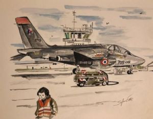 Peinture de COMETE: alphajet
