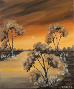 Peinture de isabelle sallet : ARRET SUR IMAGE