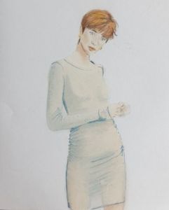 Dessin de Arsene Gully: Louise de Chevigny