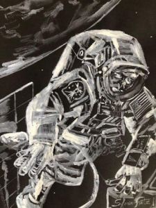 Peinture de COMETE: EVA pour ISS