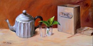 Peinture de Mariele KAISER: THE  A  LA MENTHE