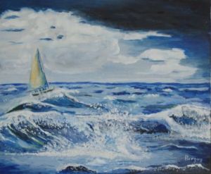 Peinture de Pierguy Angeelini: Vagues