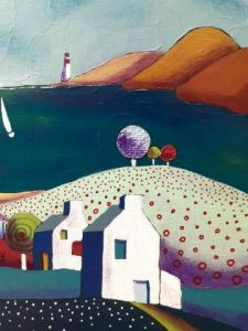 Peinture de Marie-Pierre JAN: Entre terre et mer 5