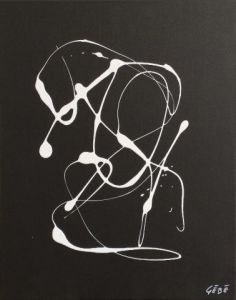 Peinture de Guy Boulianne: Hommage au frère Jérôme (œuvre No. 4 sur 4)