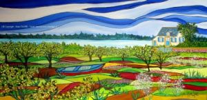 Peinture de ALAIN FAURE: LANDES BRETONNES