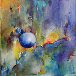 Peinture de Jean Jourdan: Blue mood ( 1)