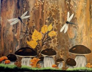 Peinture de isabelle sallet : AUTOMNE