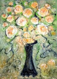 Peinture de Edwige lefevre: La robe noire