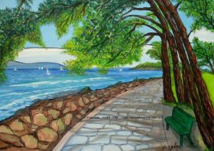 Peinture de ALAIN FAURE: CÔTE CROATE