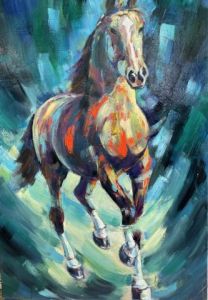 Peinture de Charles TAPIERO: ELEGANT