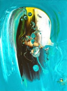 Peinture de Jean-Philippe ESTEBENET: Avènement d’un espoir volatile