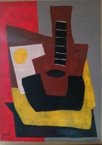 Peinture de ZAEL: GUITARE