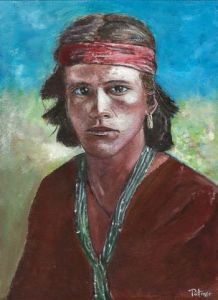 Peinture de Patmor: Indien Navajo So Hache