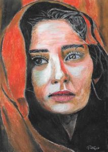 Peinture de Patmor: Femme pensive