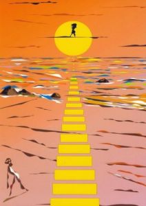 Peinture de Patmor: À deux pas du soleil