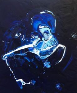 Peinture de Jean-Philippe ESTEBENET: Cortège nocturne