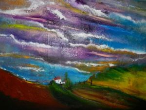 Peinture de Jarymo: coucher de soleil