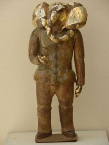 Sculpture de Guillaume Chaye: l'elephant se trompe