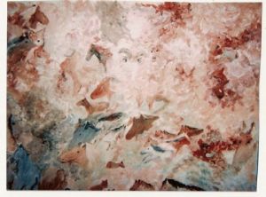 Peinture de philippart  : la  bougie