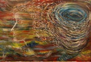 Peinture de Yfig: Aeole   Deesse des vents