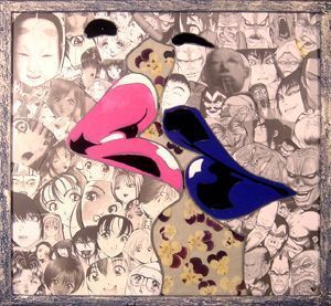 Collage de elav: le baiser