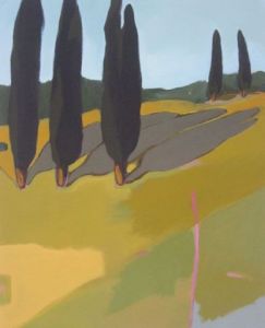 Peinture de dorothee sadowski: CYPRES