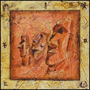 Peinture de gilles fraysse: MOAÏ