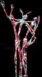 Sculpture de jf glabik: la photo en couleur