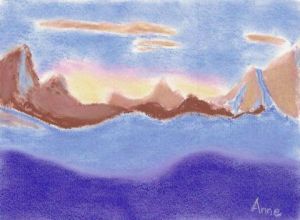 Dessin de paradisianna: Montagne