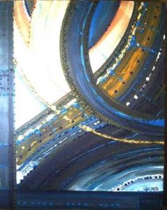 Peinture de Gilles BIOTTI: Clair de terre