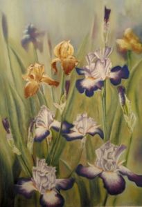 Peinture de Francoise BRUN: iris