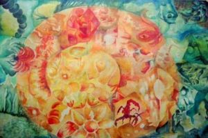 Peinture de silvia hohl: mosaique peinture