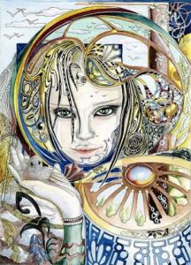 Dessin de christine gullace: portrait aphélie