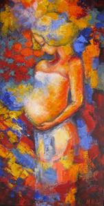 Peinture de NICOLE BILES: Maternite