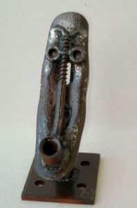 Sculpture de medora: tete africaine V