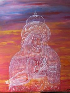 Peinture de danielle: Esprit d'un chef indien