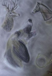 Dessin de antares58: Chasse a Courre