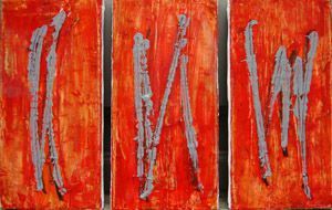 Peinture de laurent DURIER: trois temps d'une rencontre