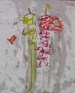 Peinture de laurent DURIER: on s'envole