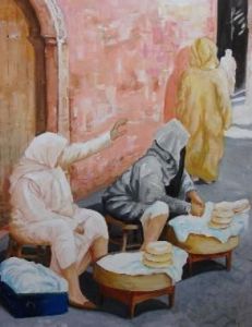 Peinture de Patrick CRONIER: MARRAKECH
