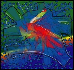 Art_numerique de Eric Martello: Danse pluie