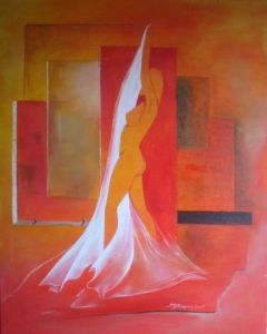 Peinture de Bernard BRUGERON: silhouette